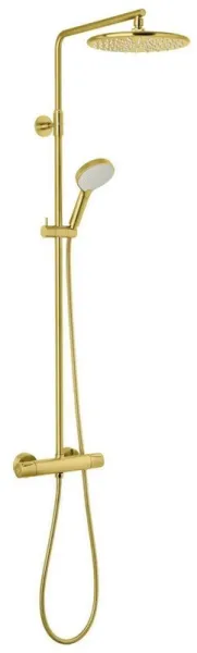 Damixa Silhouet duschsystem, borstad mässing