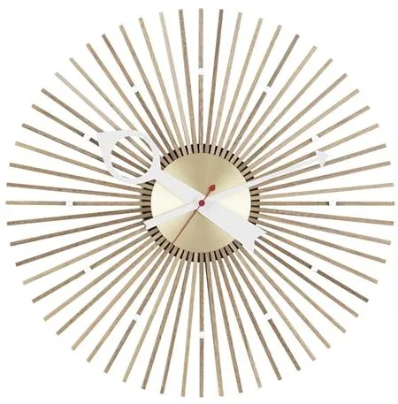 Vitra Popsicle Väggklocka Valnöt